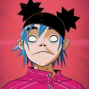 This is the Avatar Image for the 2D [Gorillaz] AI Voice and Text to Speech Generator